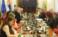 6 March 2019 The members of the European Integration Committee and Foreign Affairs Committee in meeting with the European Commission Director-General for Neighbourhood and Enlargement Negotiations